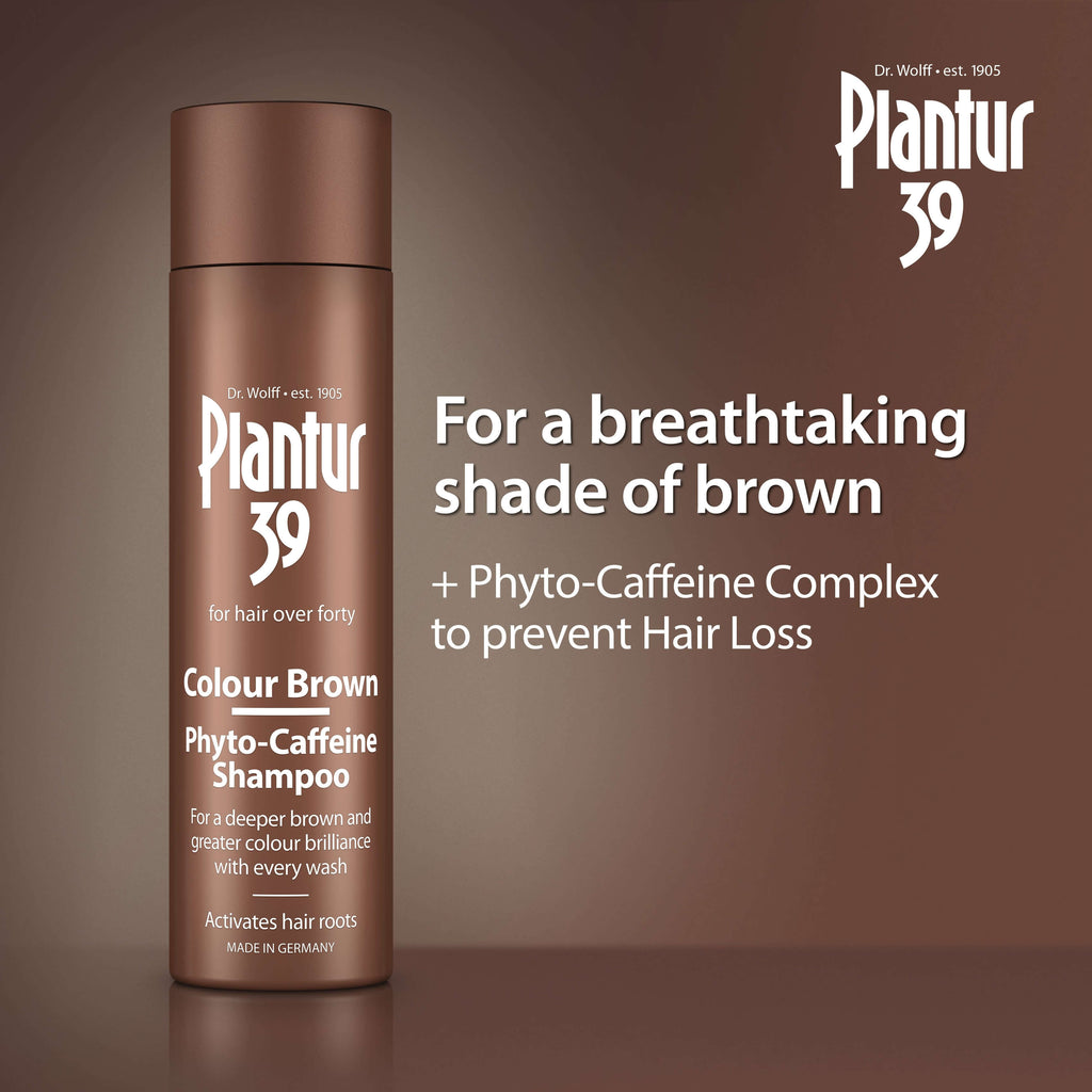 Plantur 39 Colour Brown Phyto-Caffeine Shampoo (250ml) - Dr.Wolff SEA