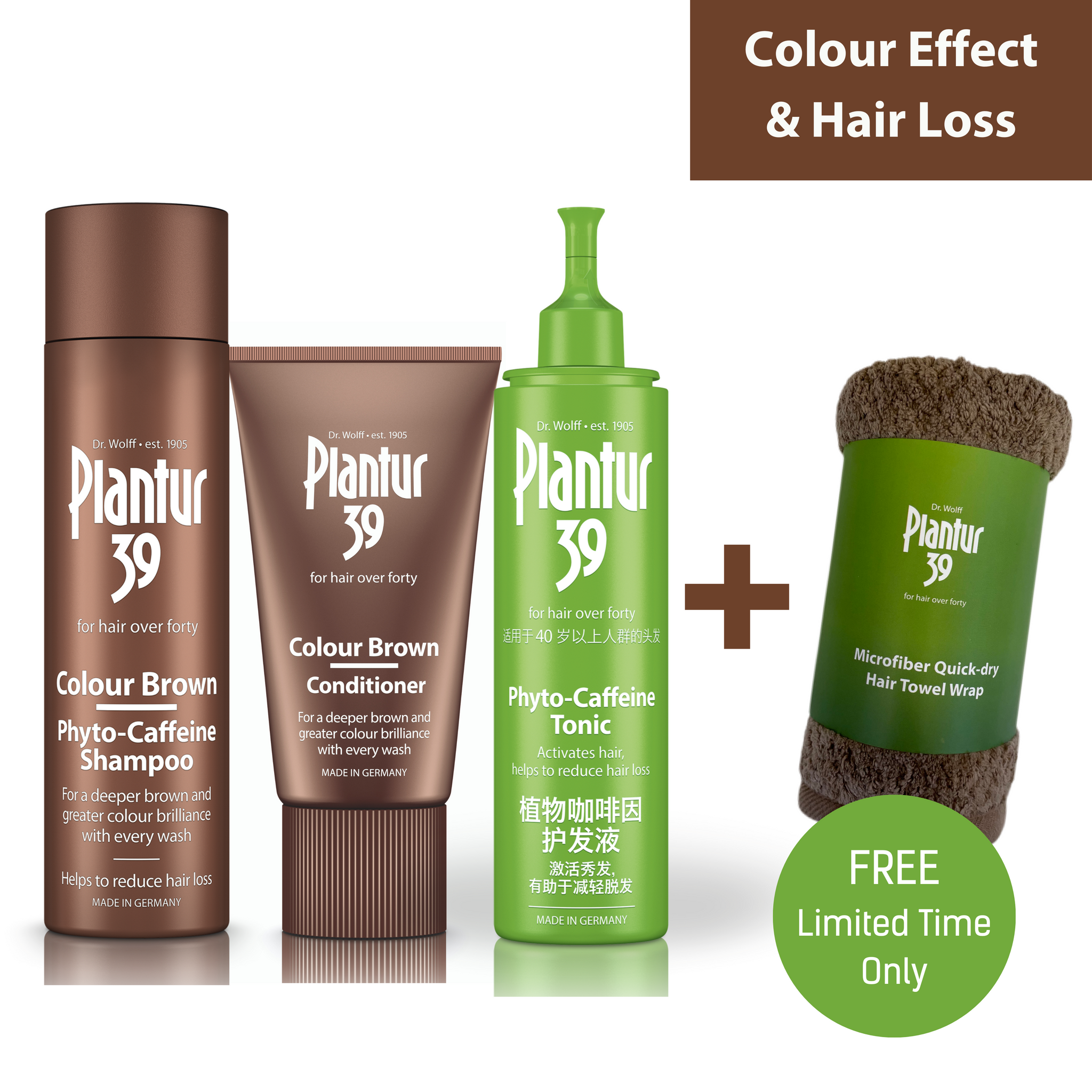 Plantur 39 Colour Brown Hairfall Complete Set – Dr. Wolff Official