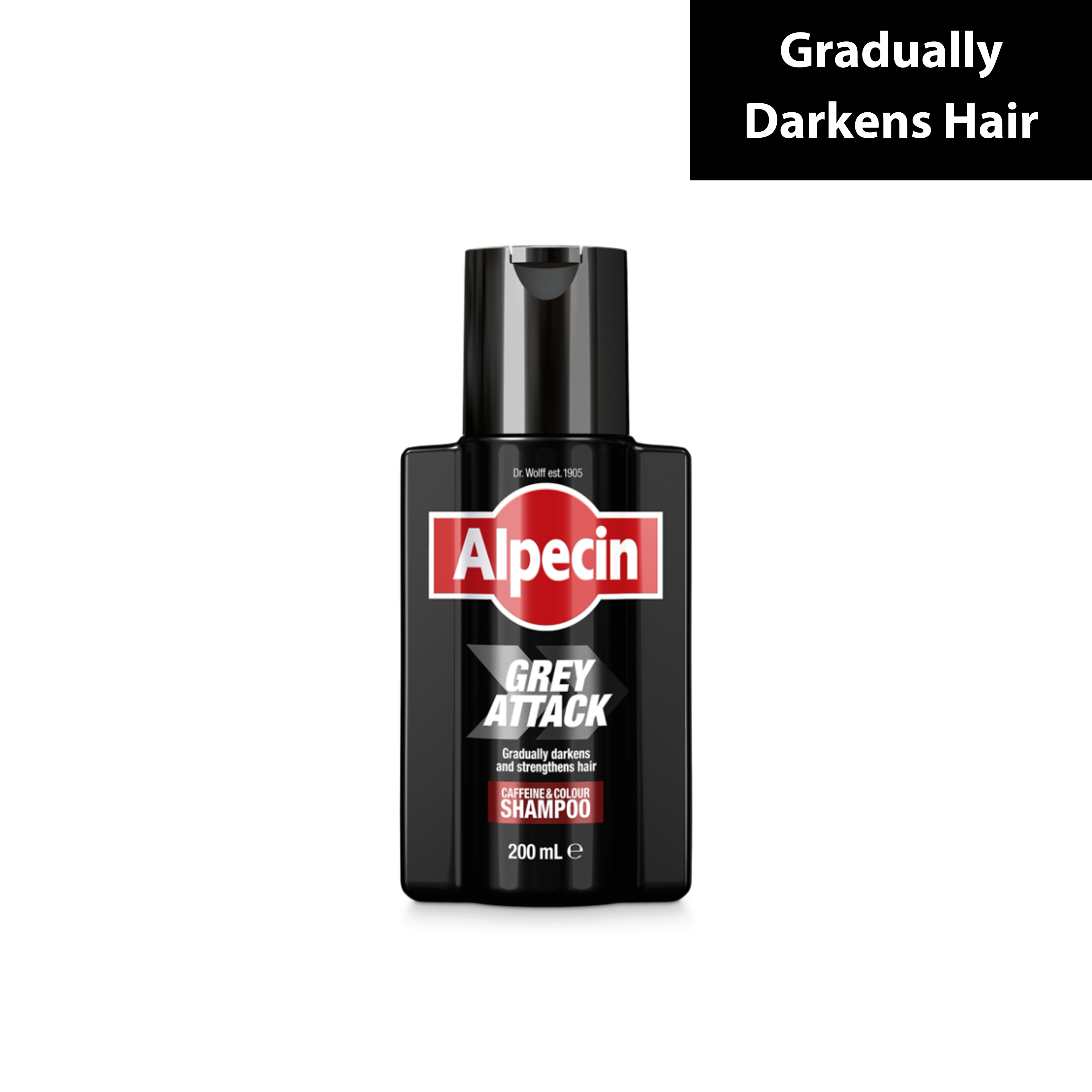 Alpecin Grey Attack Caffeine & Colour Shampoo (200ml) – Dr. Wolff