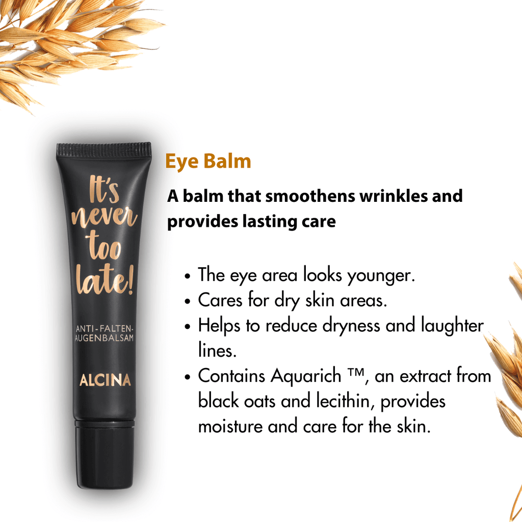ALCINA It's Never Too Late! Eye Balm (15ml) - Dr.Wolff SEA