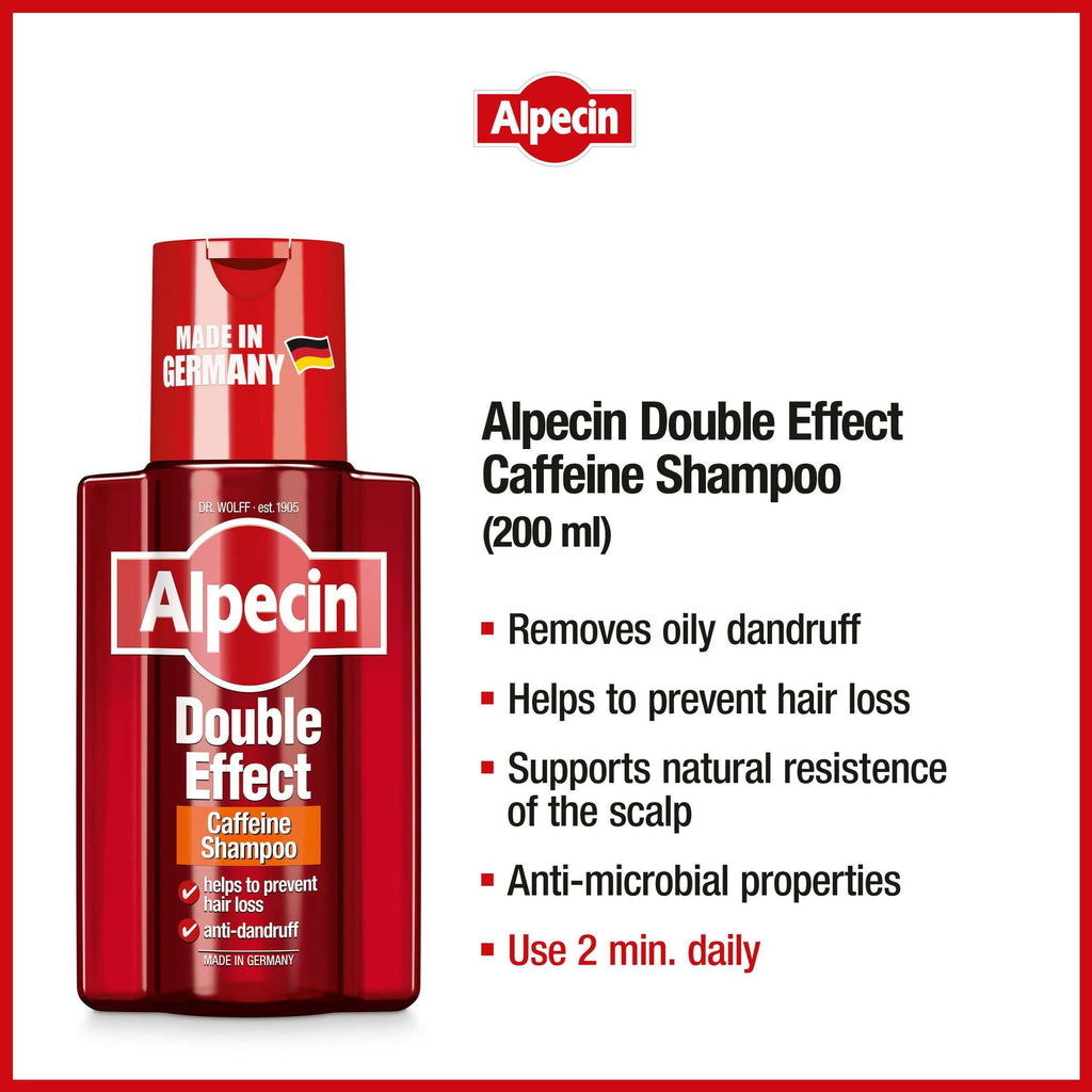 Alpecin Double-Effect Caffeine Shampoo (200ml) - Dr.Wolff SEA