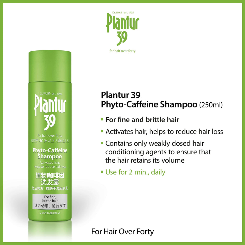 Plantur 39 Phyto-Caffeine Shampoo: Fine Hair (250ml) - Dr.Wolff SEA